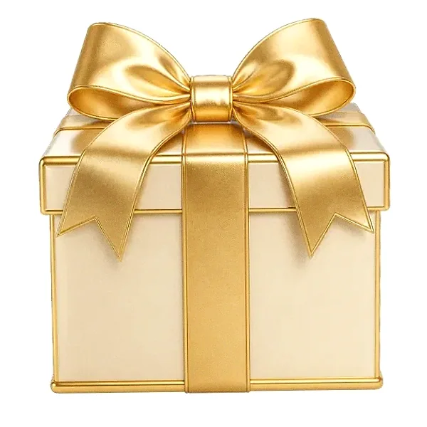 Wrapped gift box — SlotsCharm